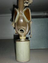 Gas Mask and Case, c. 1941-1945
